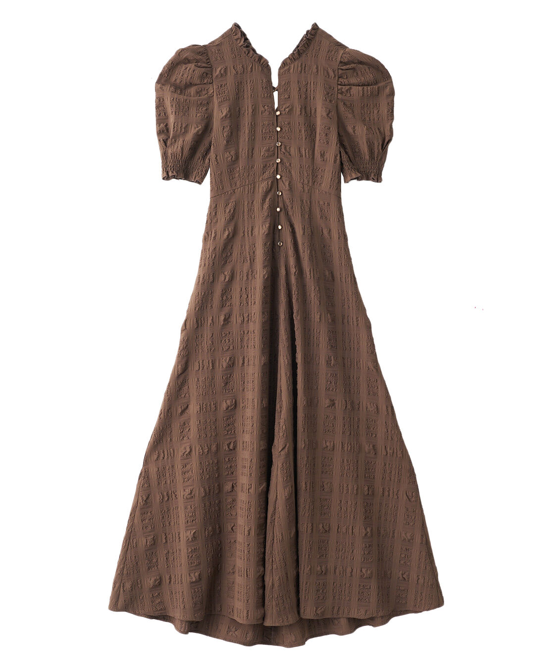 COCO DEAL「バックシャンチェックワンピース」|ワンピース|