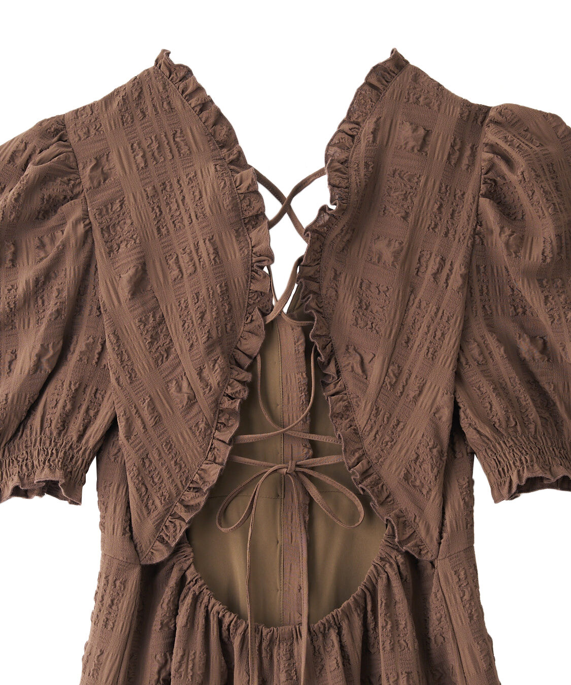 COCO DEAL「バックシャンチェックワンピース」|ワンピース|