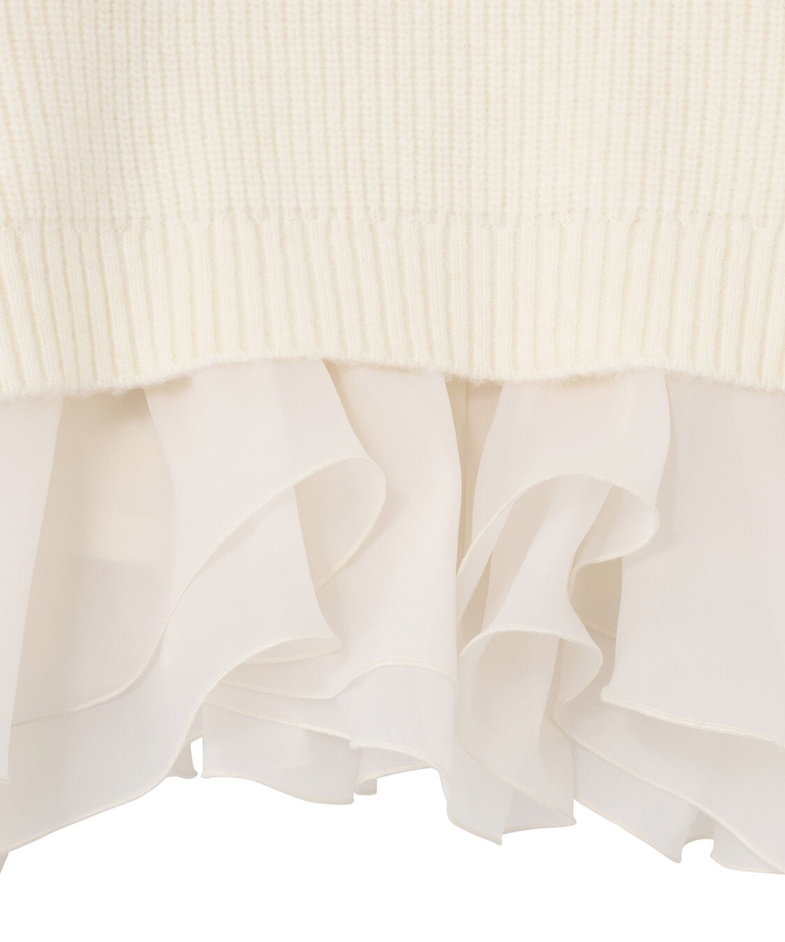 ペプラムブラウス×パフスリーブニットセット（COCO DEAL）｜ルミネの