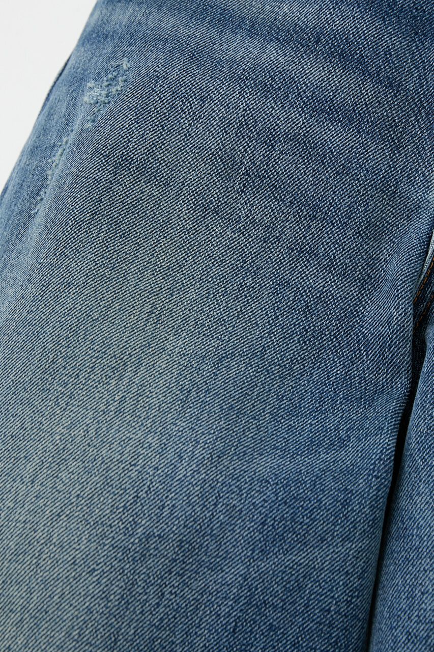 MOUSSY「HW 90S DAMAGED STRAIGHT」|デニム|
