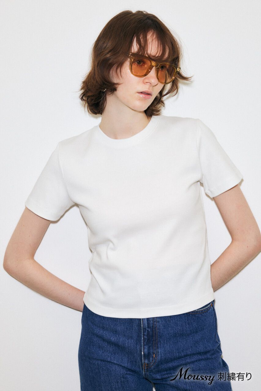 MOUSSY「SUVIN GIZA BASIC Tシャツ」|Tシャツ・カットソー|