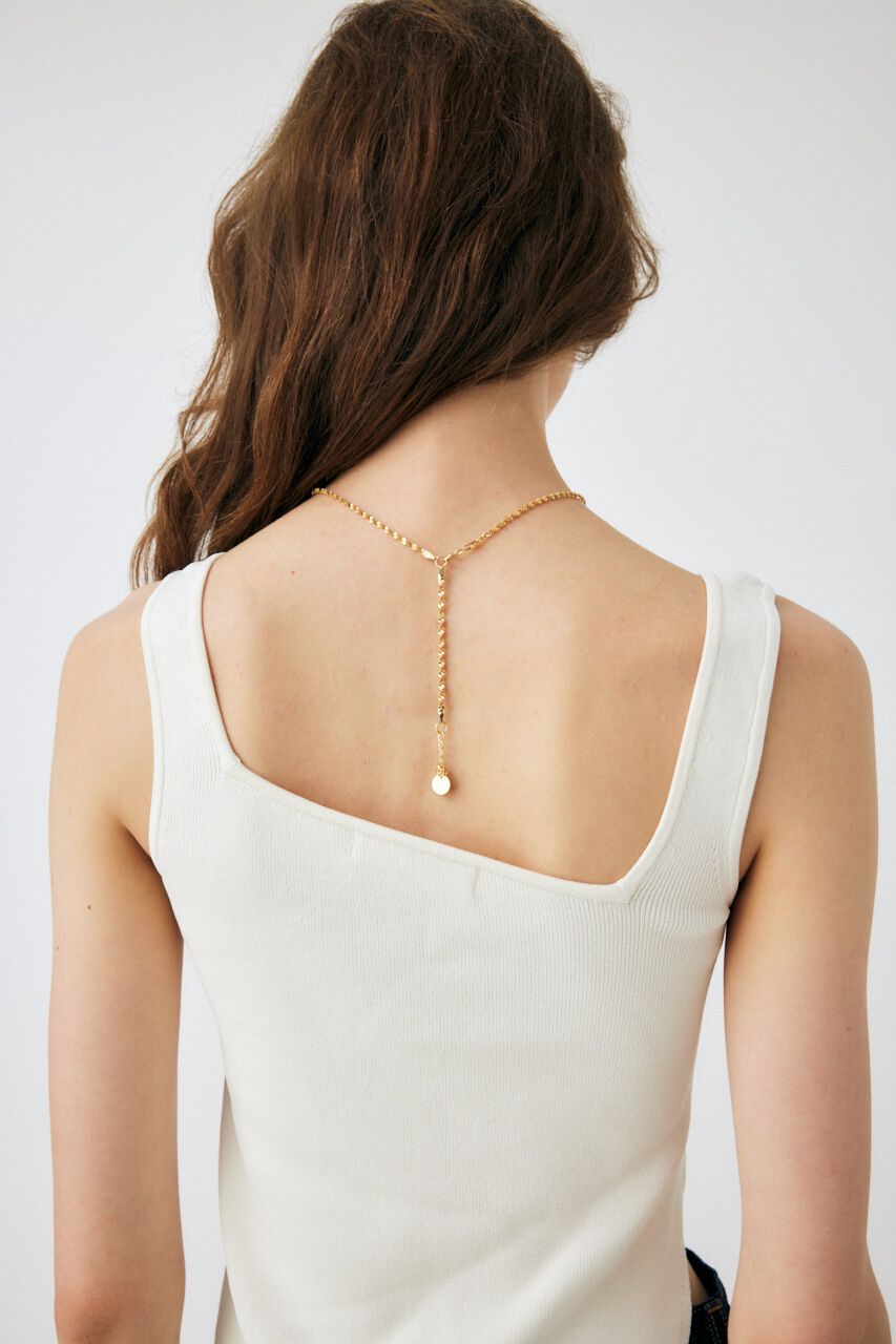 MOUSSY「ASYMMETRY HEM KNIT タンクトップ」|タンクトップ|