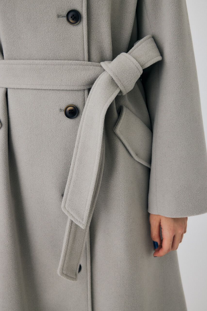 MOUSSY「STAND COLLAR ロングコート」|その他|