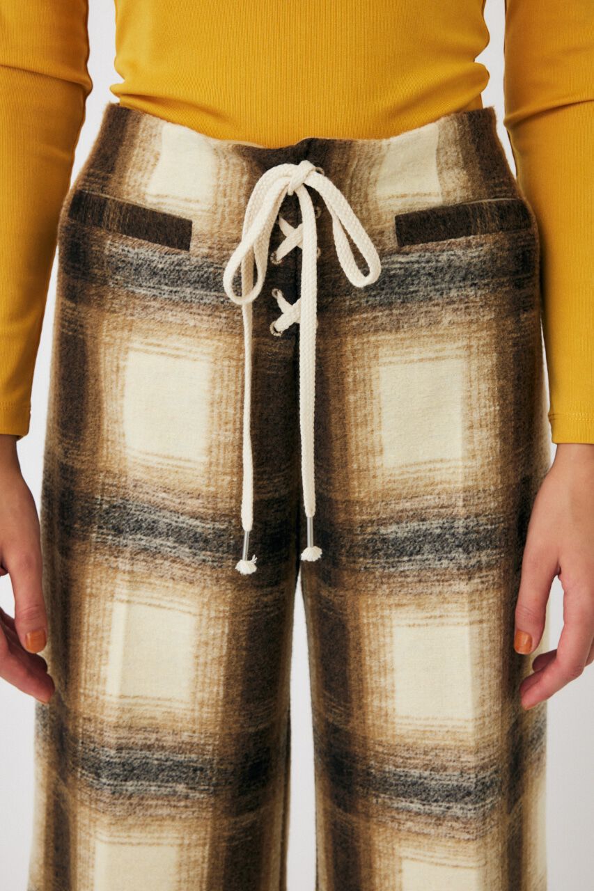 MOUSSY「FRONT LACE-UP WIDE パンツ」|その他|