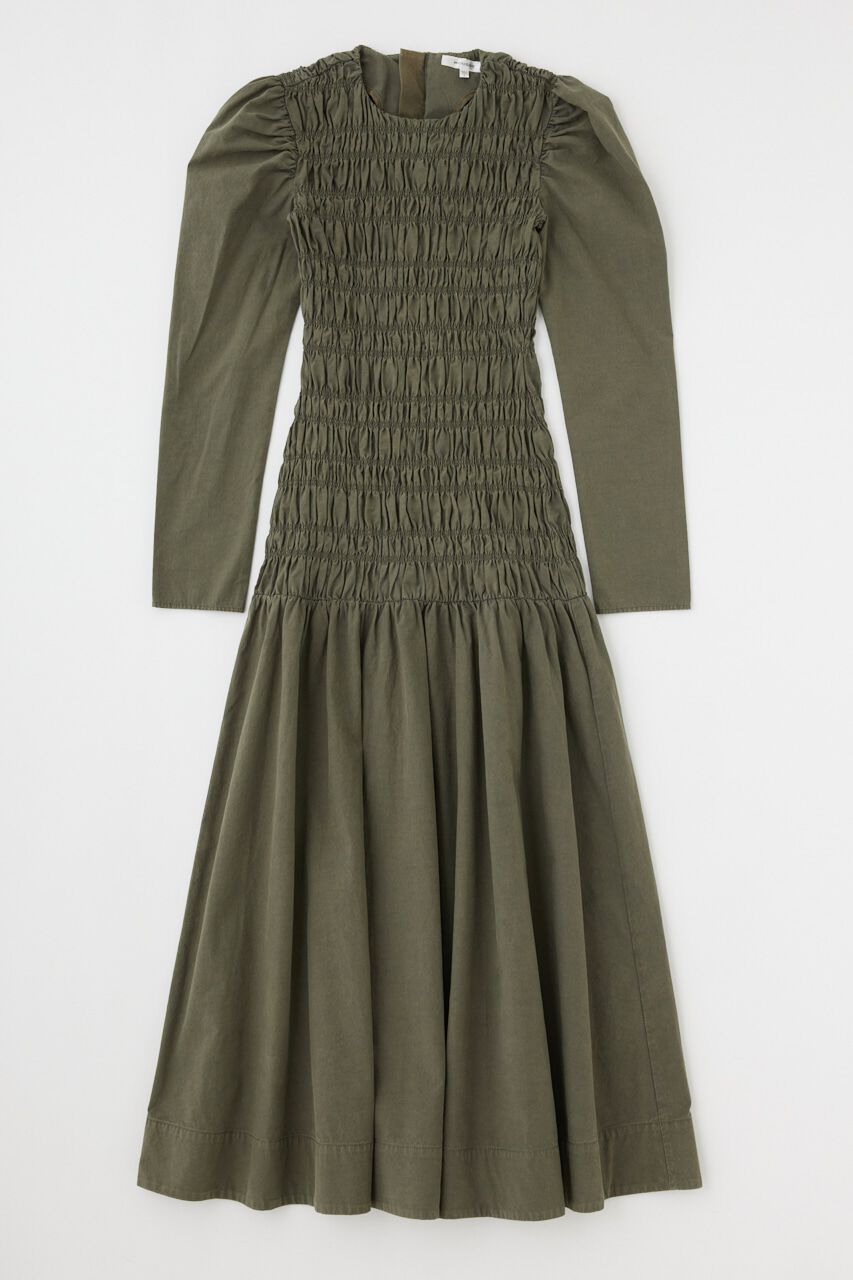 MOUSSY「SHIRRING GATHER ドレス」|ワンピース|