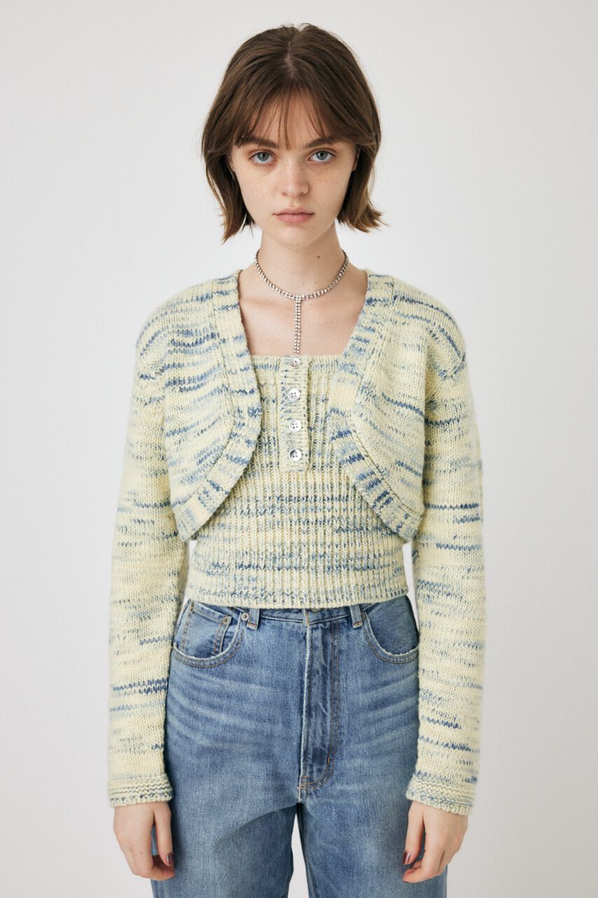 MOUSSY「KNIT BOLERO セット」|ニット・セーター|