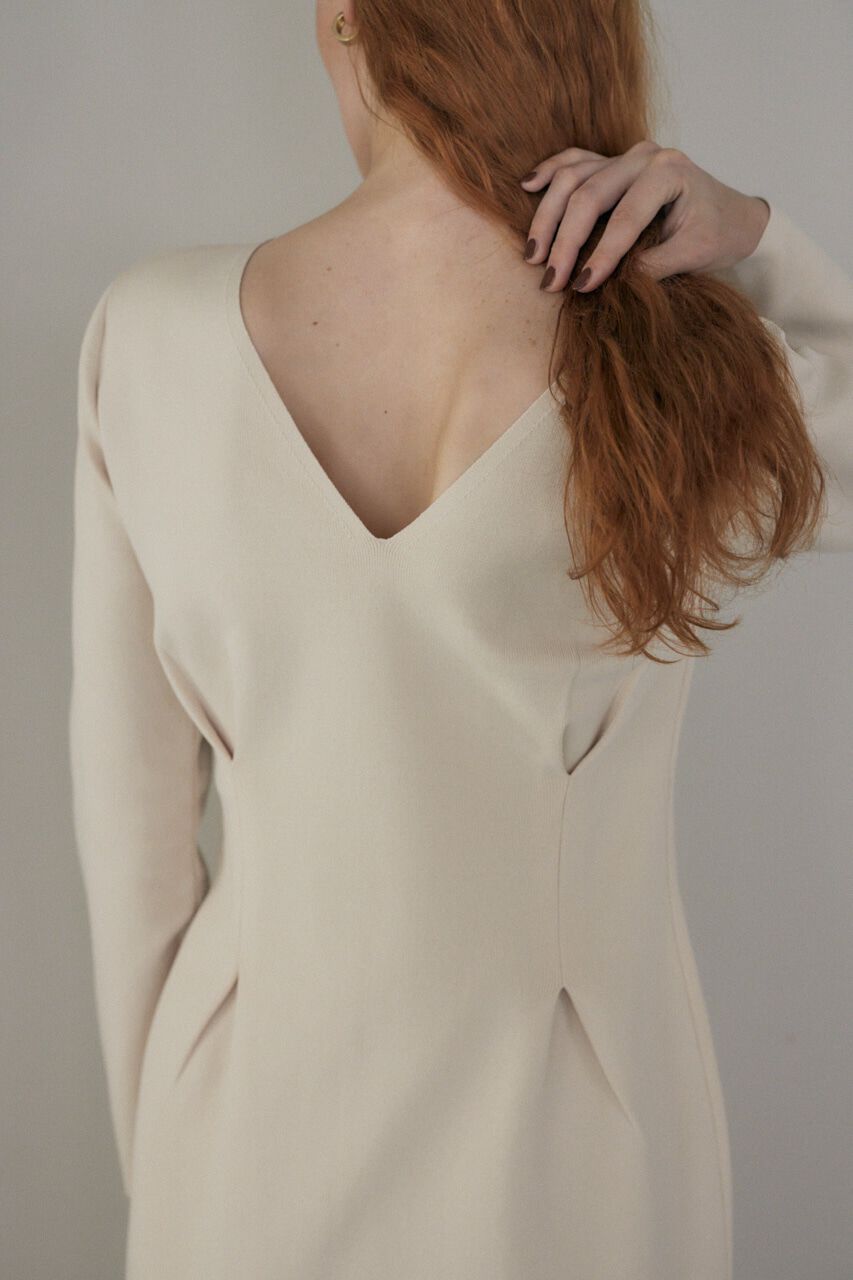 MOUSSY「ロングスリーブニットドレス」|ワンピース|