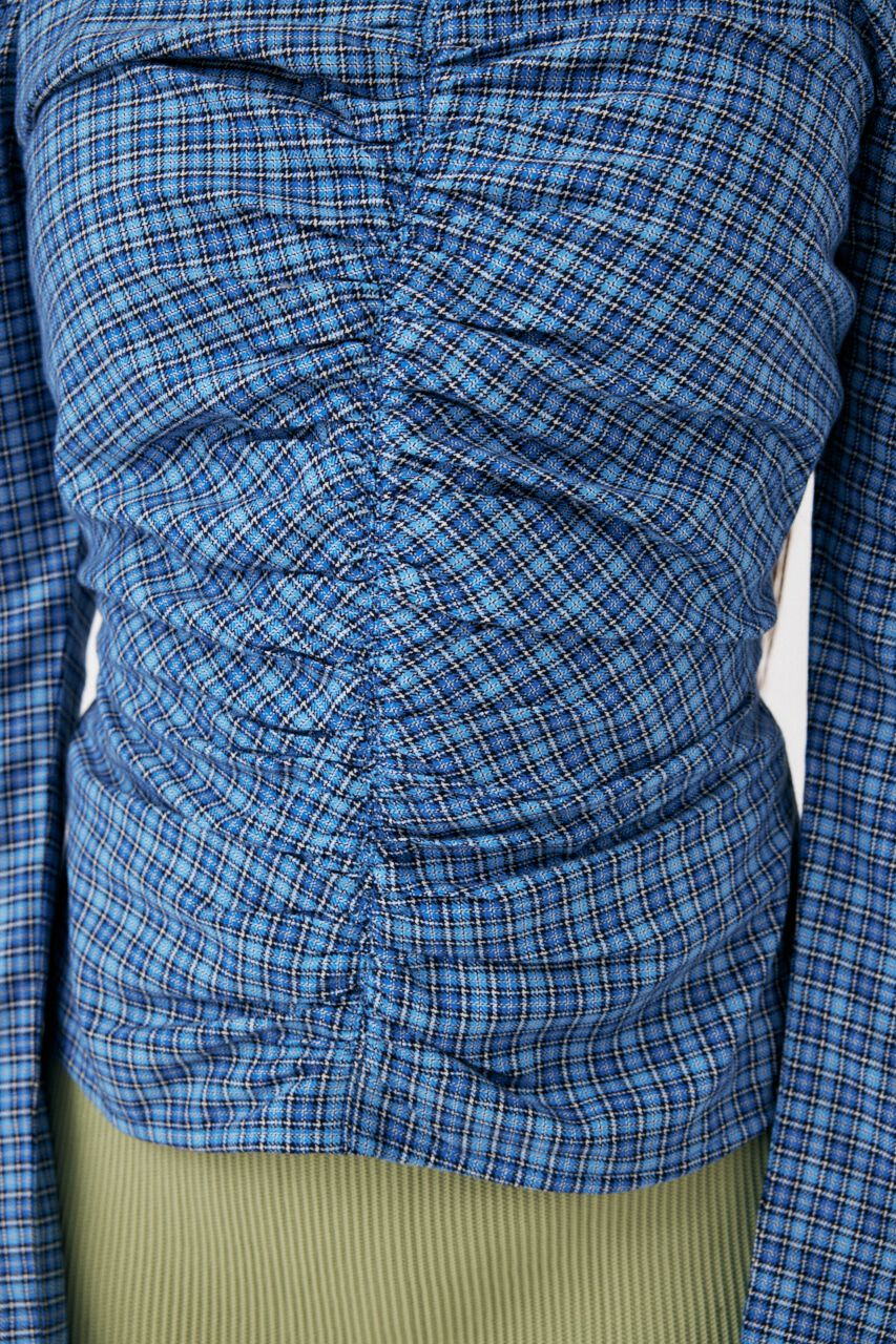 MOUSSY「PUFF SLEEVE GATHER ブラウス」|シャツ・ブラウス|