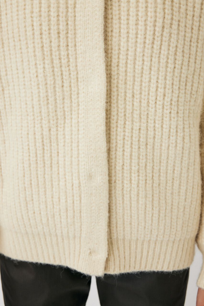 MOUSSY「TUCK SLEEVE KNIT カーディガン」|カーディガン|