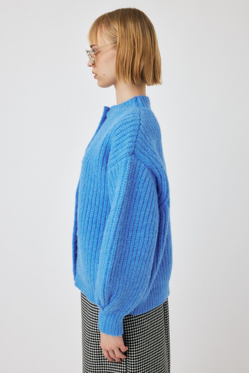 MOUSSY「TUCK SLEEVE KNIT カーディガン」|カーディガン|