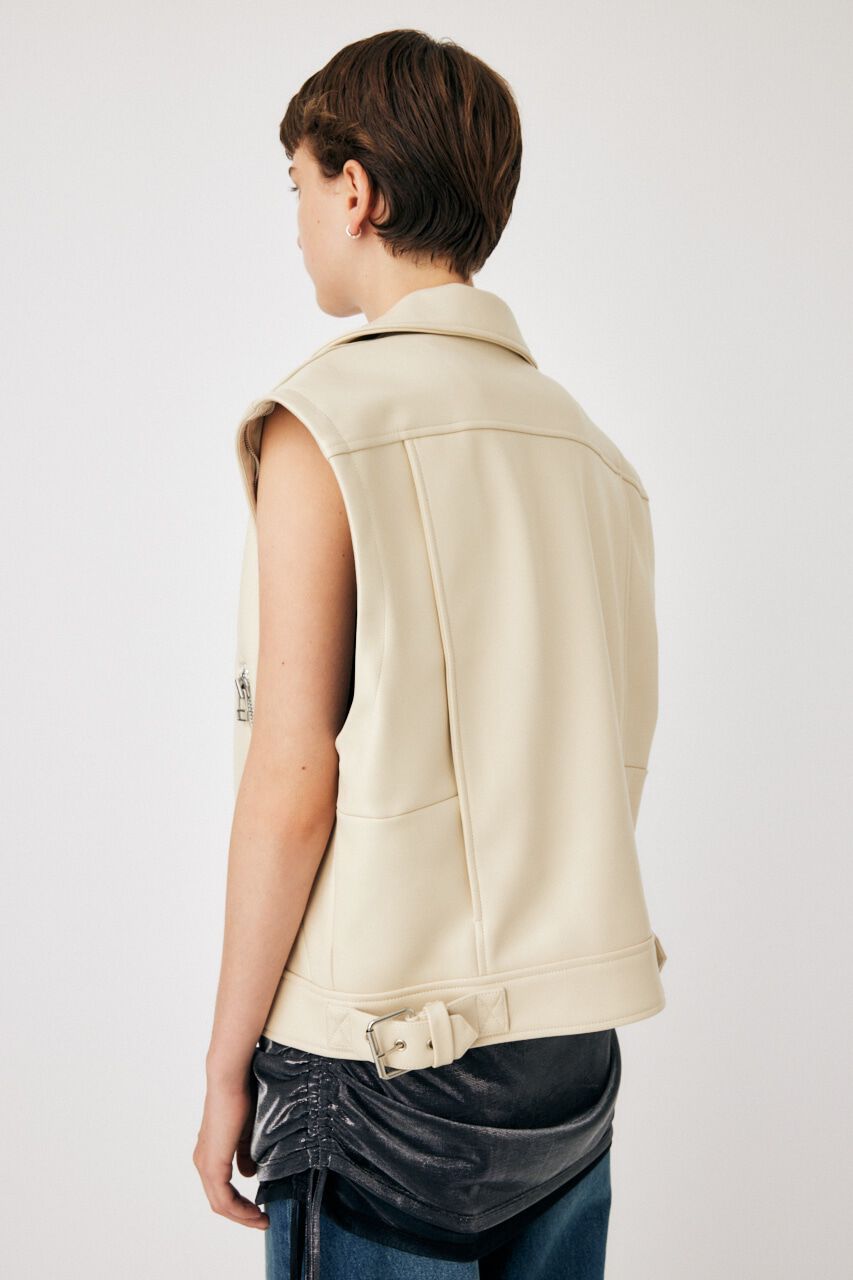MOUSSY「FAUX LEATHER DETACHABLE ジャケット」|その他|