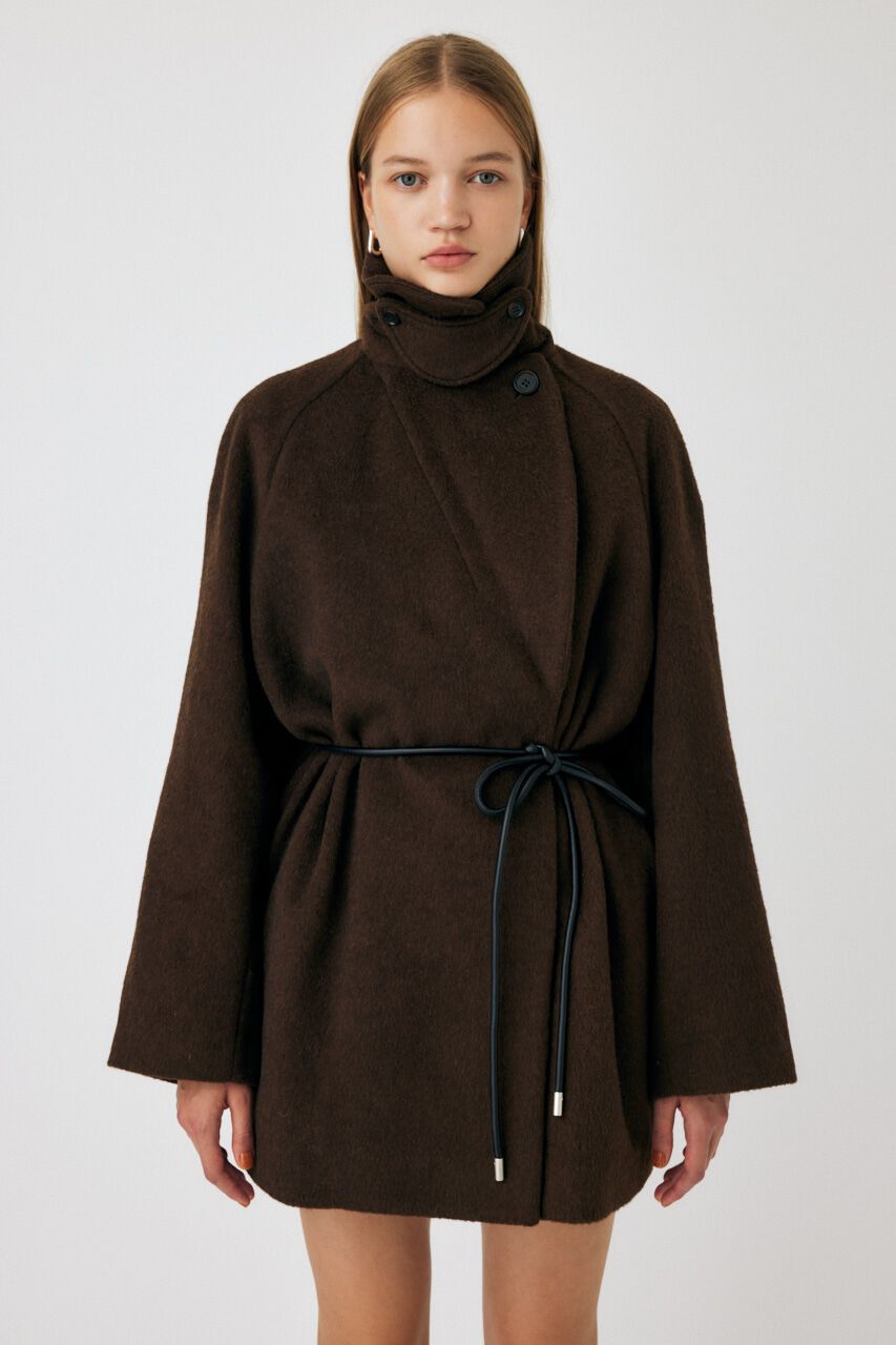 MOUSSY「BIG COLLAR MINI コート」|その他|