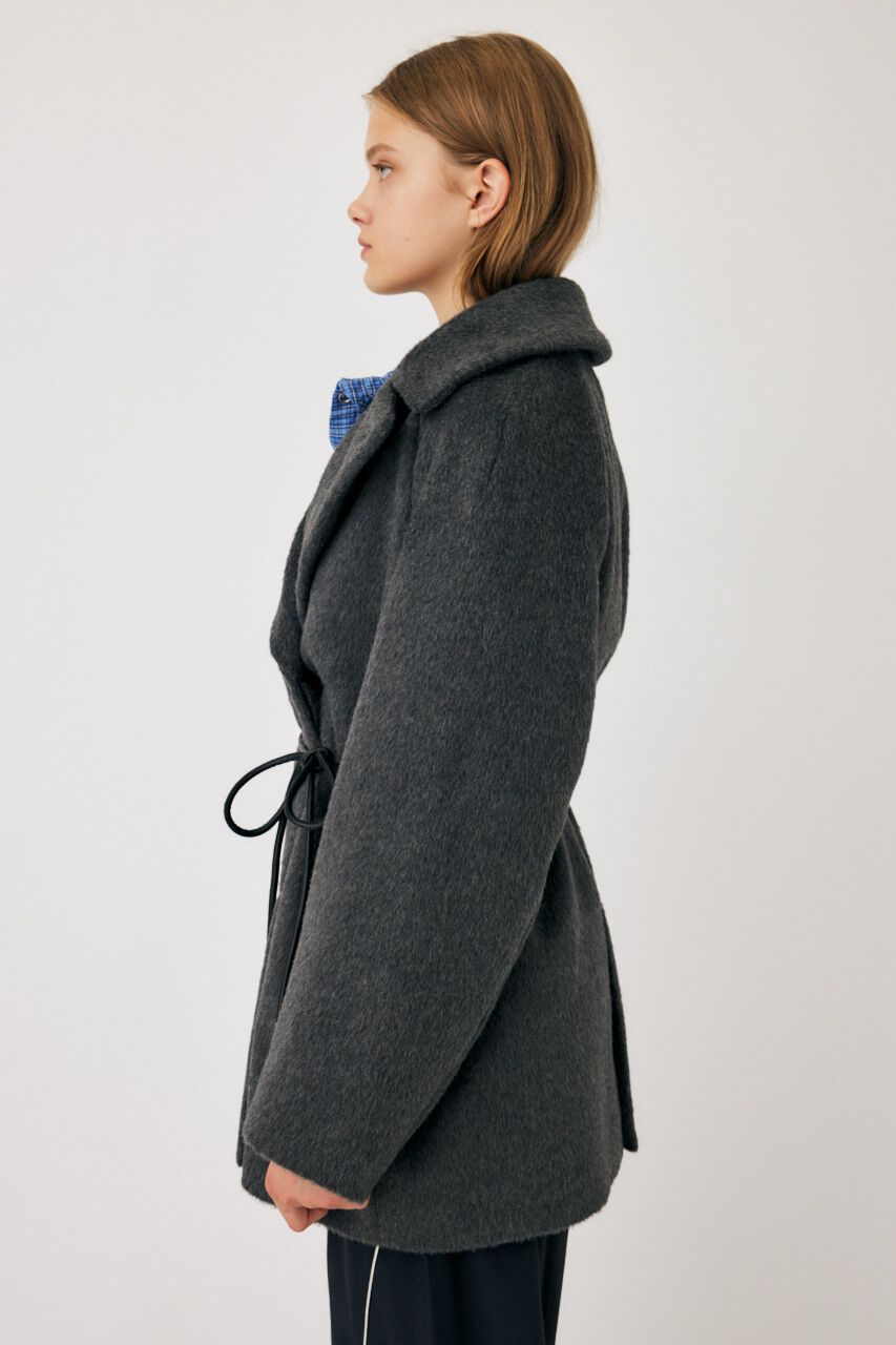 MOUSSY「BIG COLLAR MINI コート」|その他|