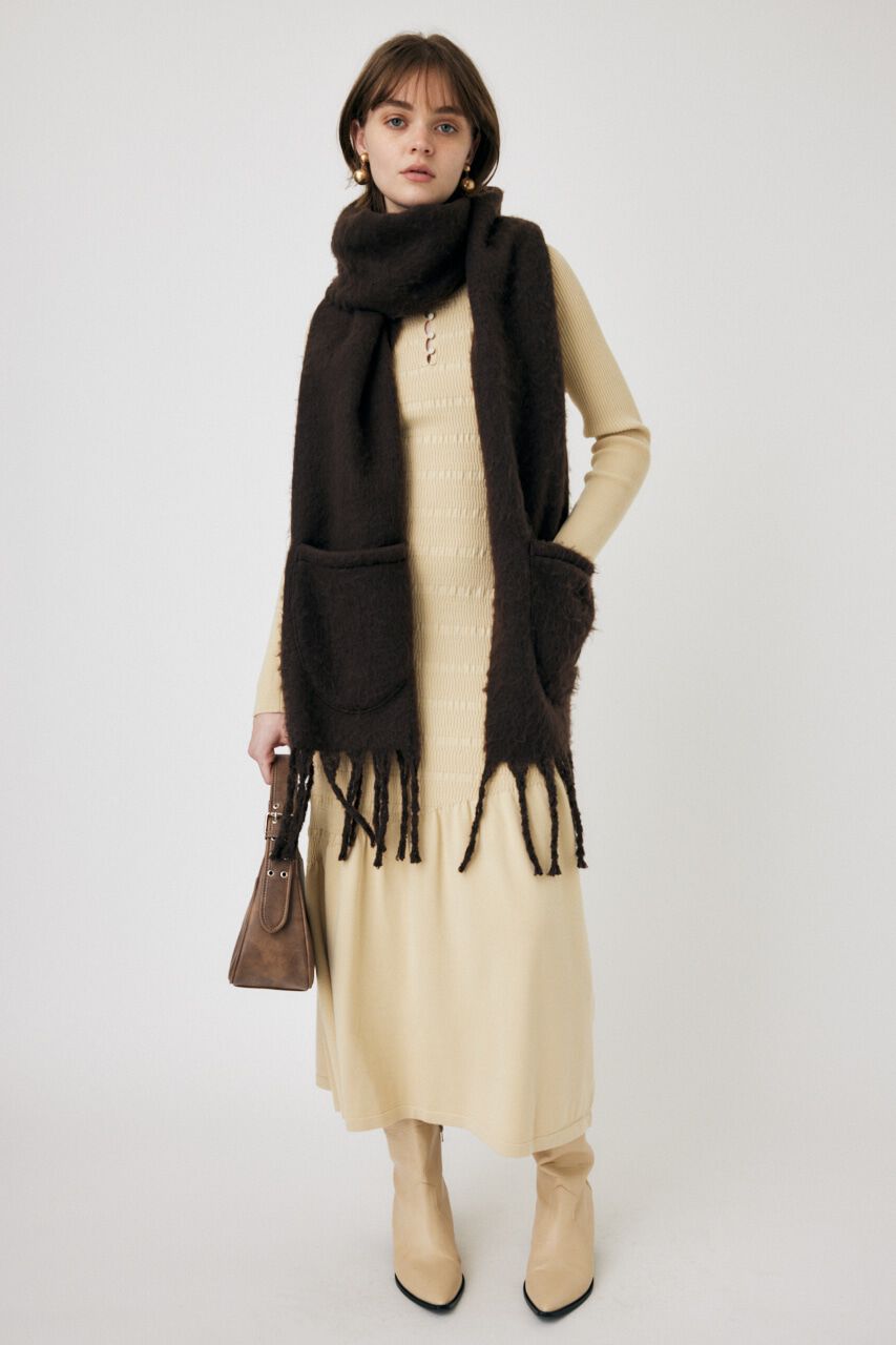 MOUSSY「FLARE HEM KNIT ドレス」|ワンピース|