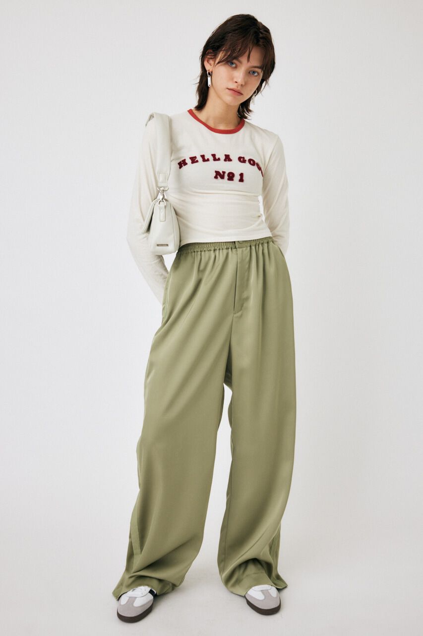 MOUSSY「PATCHED LOGO LS Tシャツ」|Tシャツ・カットソー|