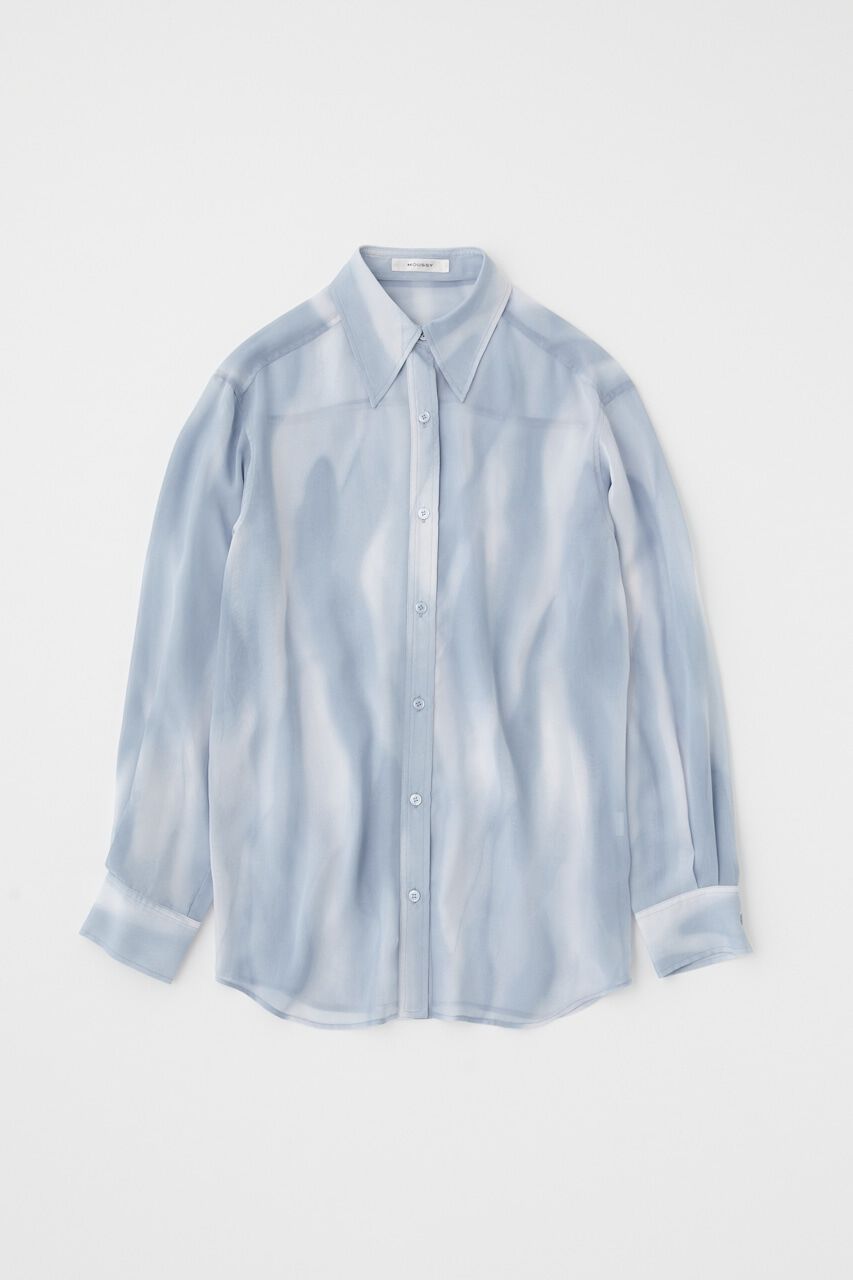 MOUSSY「LAYERED SHEER シャツ」|シャツ・ブラウス|