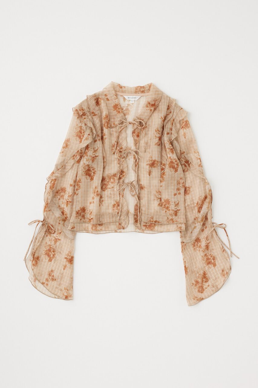 MOUSSY「CHIFFON MELLOW ブラウス」|シャツ・ブラウス|