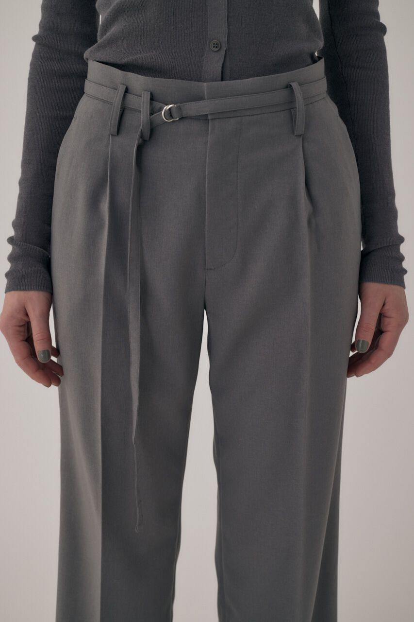 MOUSSY「リサイクルポリエステル使用ベルト付きスラックス」|その他|