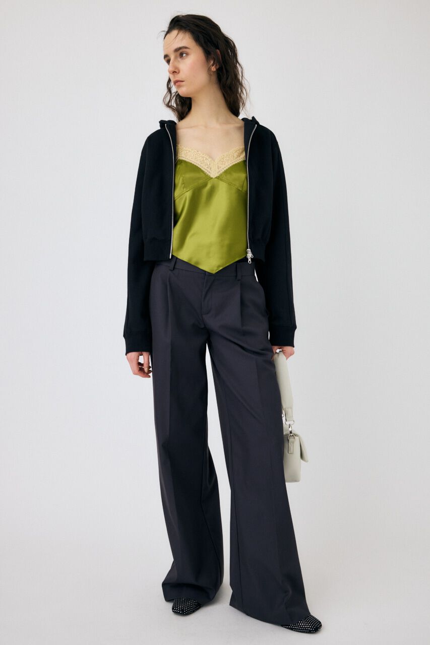 MOUSSY「ZIP UP COMPACT フーディ」|Tシャツ・カットソー|