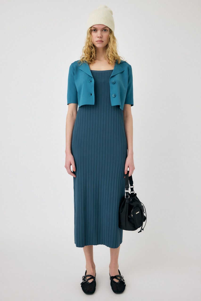 MOUSSY「SHIRT COMBI KNIT ドレス」|ワンピース|