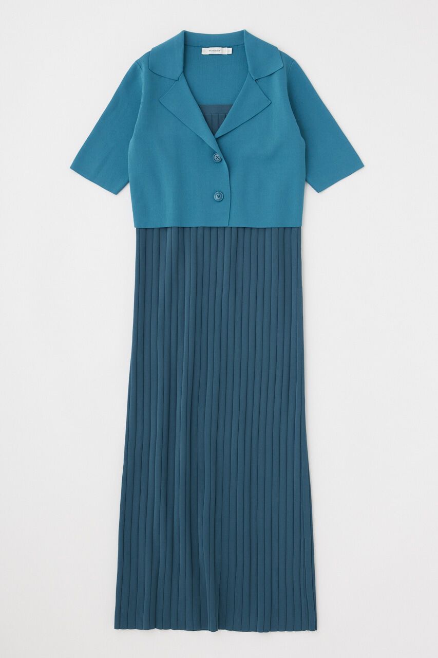 MOUSSY「SHIRT COMBI KNIT ドレス」|ワンピース|