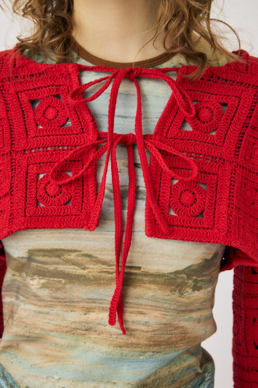 MOUSSY「CROCHET カーディガン」|カーディガン|