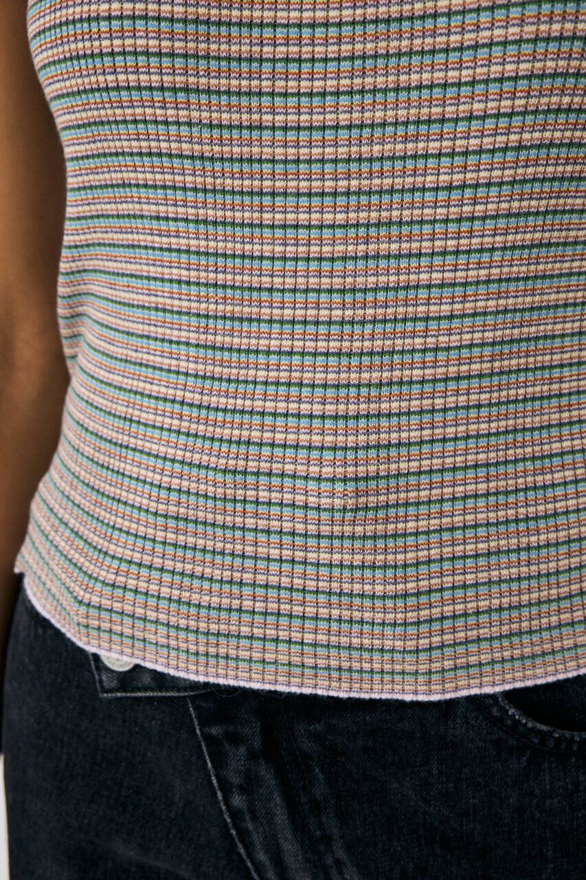 MOUSSY「THIN BORDER タンク」|タンクトップ|