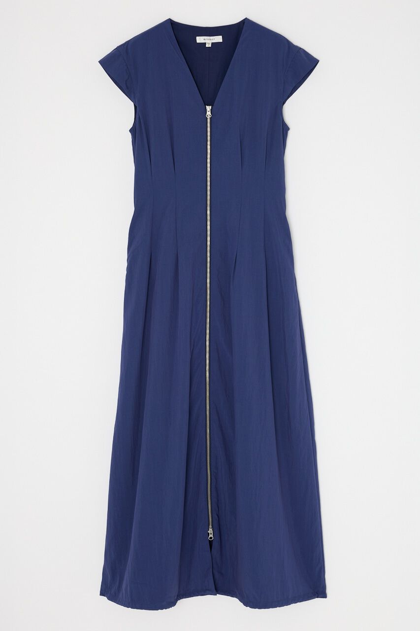 MOUSSY「ZIP UP WAIST TUCK ドレス」|ワンピース|D/BLU3
