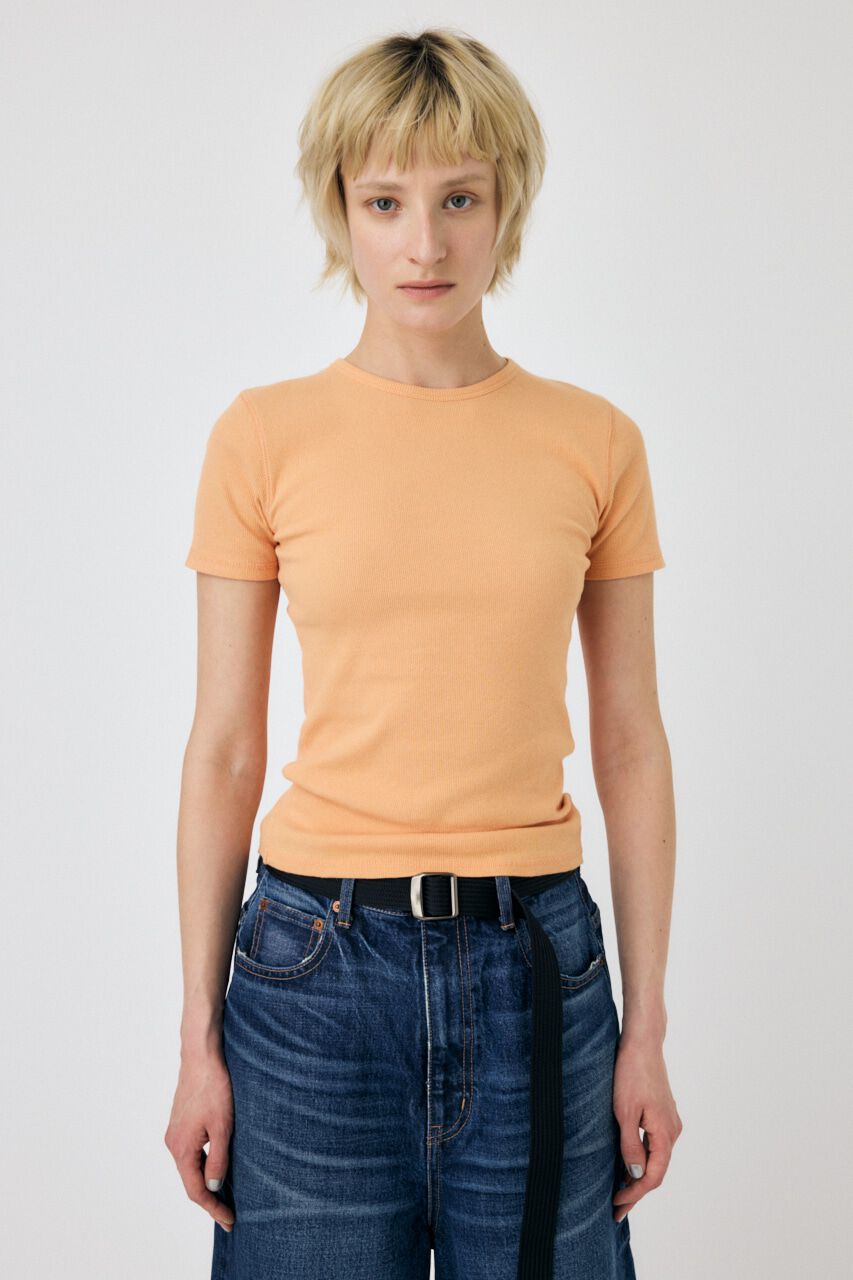MOUSSY「BASIC RIB Tシャツ」|Tシャツ・カットソー|