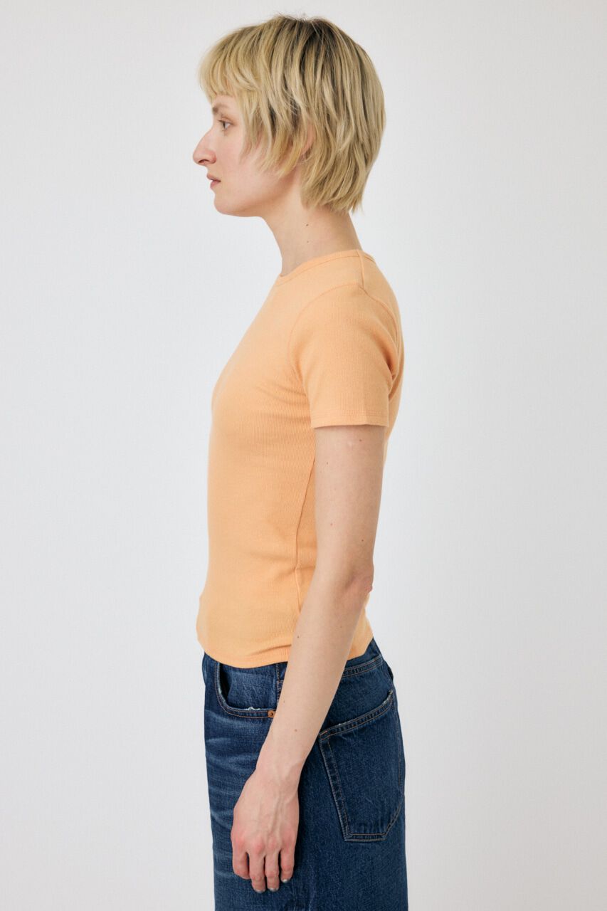 MOUSSY「BASIC RIB Tシャツ」|Tシャツ・カットソー|
