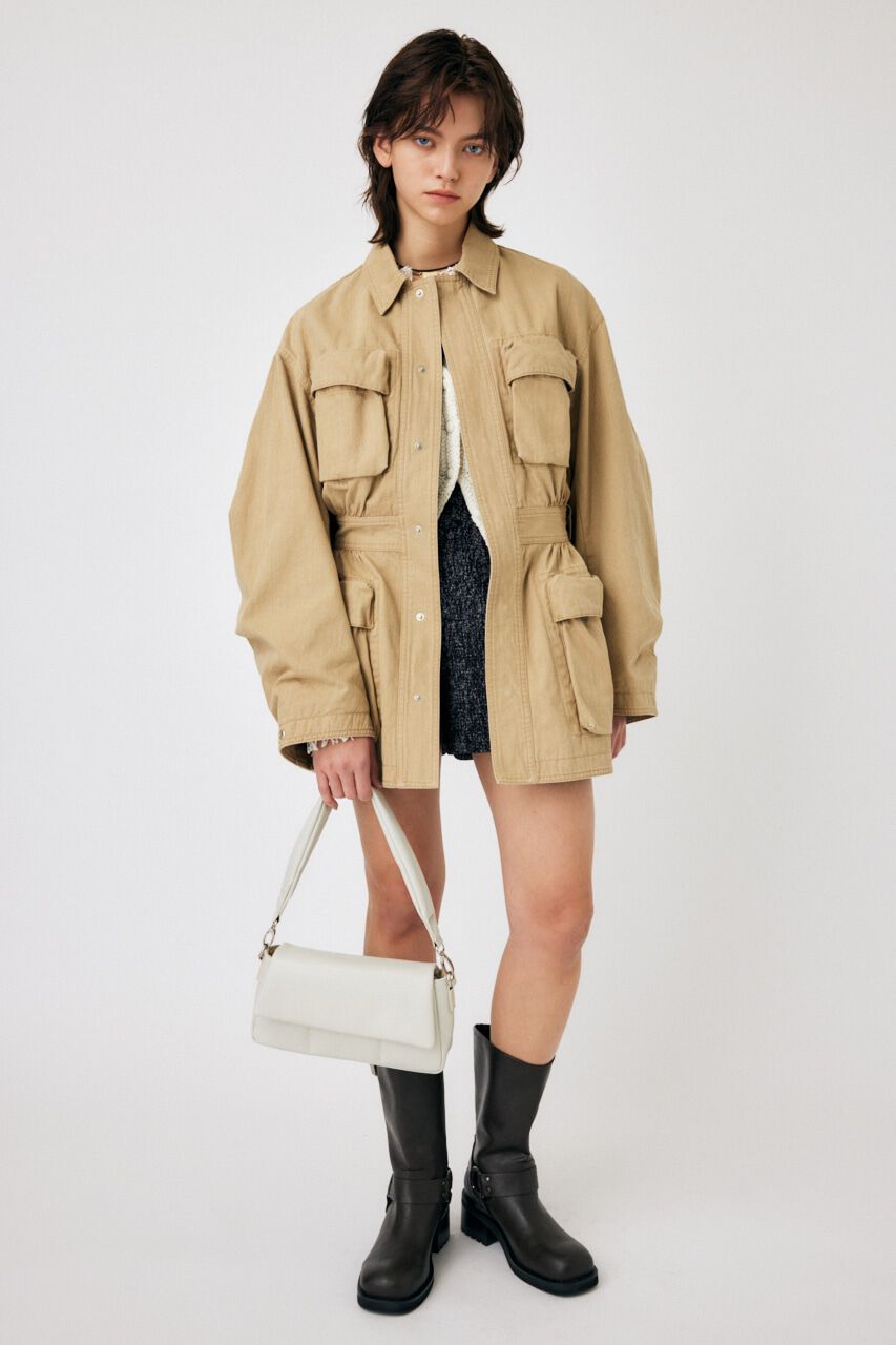 MOUSSY「HW TWEEDY SHORTS」|デニム|