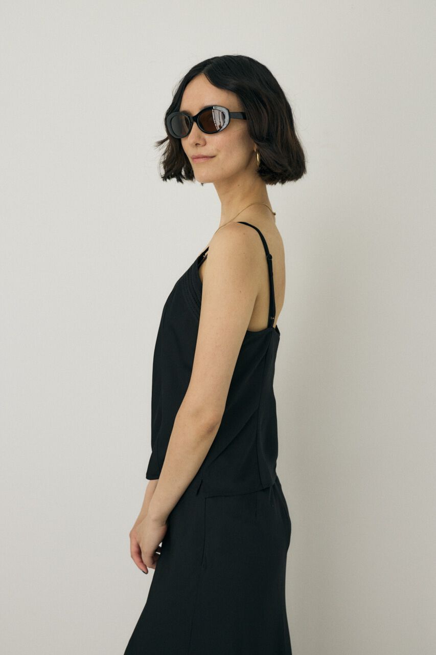 MOUSSY「サテンキャミソール　リサイクルポリエステル&times;レーヨン素材」|キャミソール|