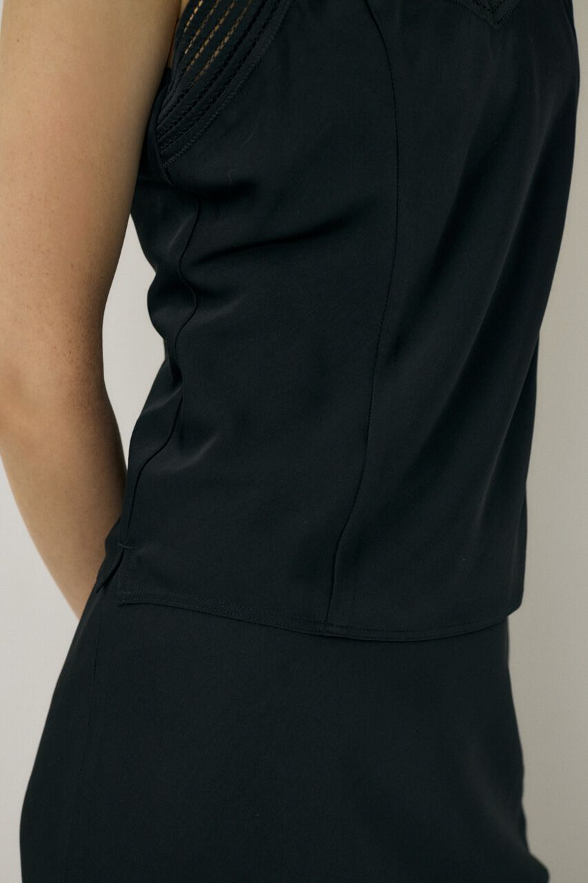 MOUSSY「サテンキャミソール　リサイクルポリエステル&times;レーヨン素材」|キャミソール|