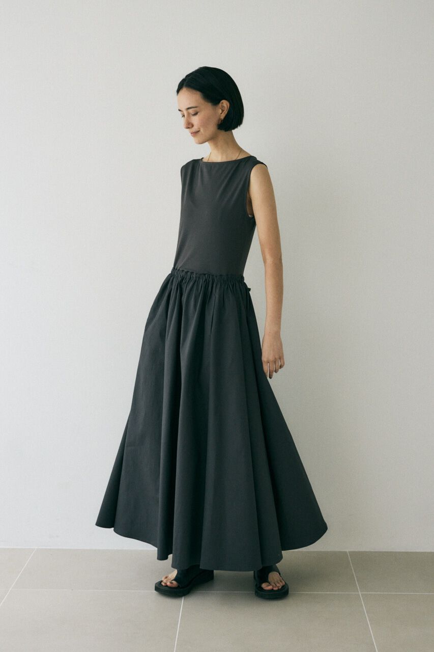 MOUSSY「伸縮性のあるﾘｻｲｸﾙﾎﾟﾘｴｽﾃﾙ使用のｶｯﾄｿｰﾀﾝｸﾄｯﾌﾟ 」|ワンピース|D/GRY3