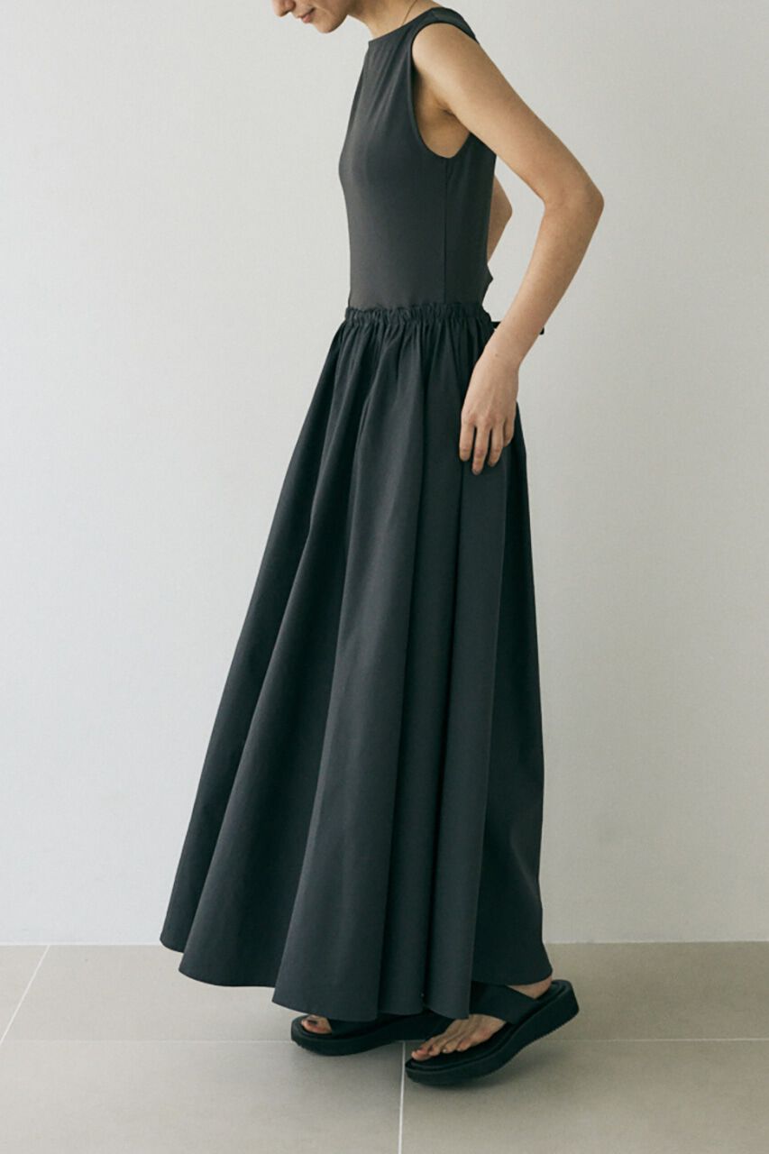 MOUSSY「伸縮性のあるﾘｻｲｸﾙﾎﾟﾘｴｽﾃﾙ使用のｶｯﾄｿｰﾀﾝｸﾄｯﾌﾟ 」|ワンピース|