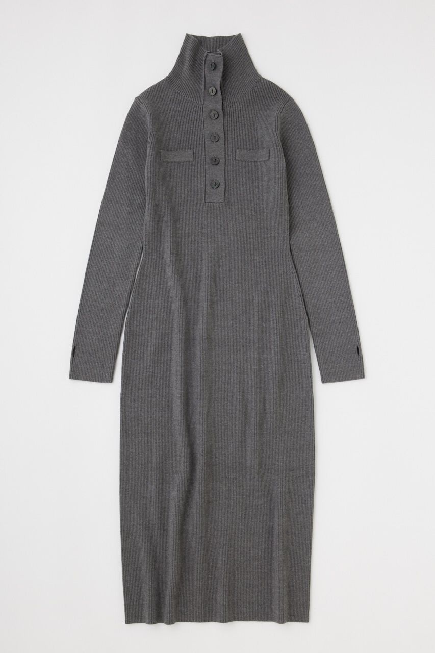 MOUSSY「RIB KNIT ロングドレス」|ワンピース|