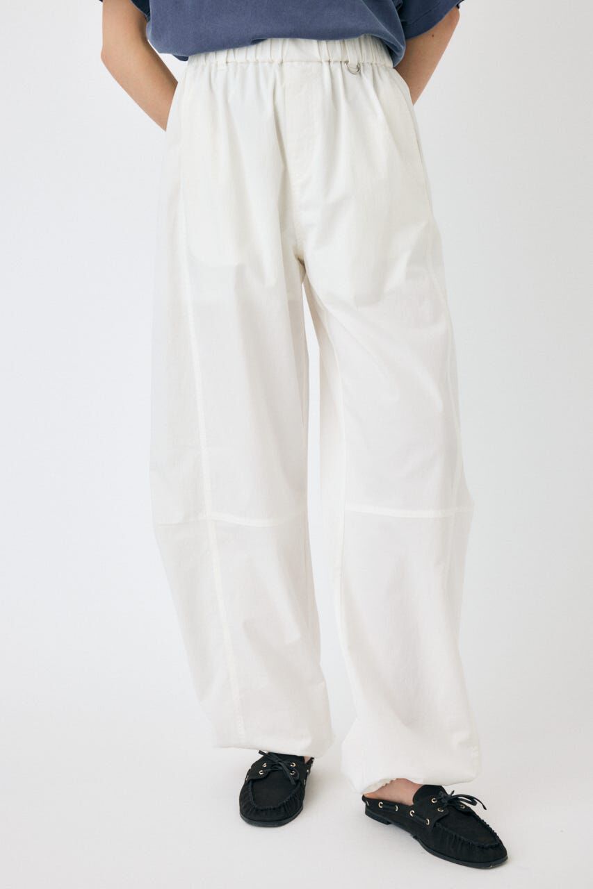 MOUSSY「CURVED LINE イージーパンツ」|その他|WHT