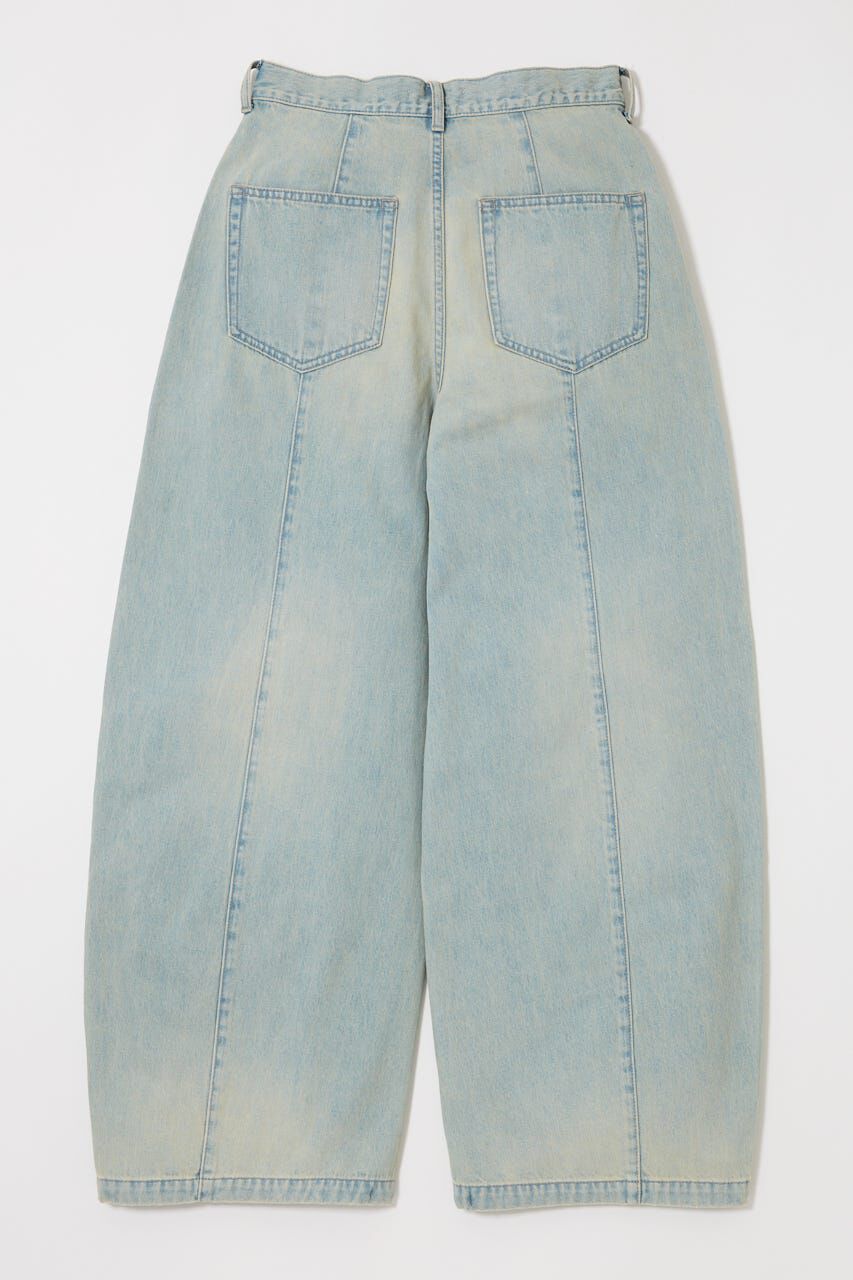 MOUSSY「PIN TUCK COCOON STRAIGHT」|デニム|