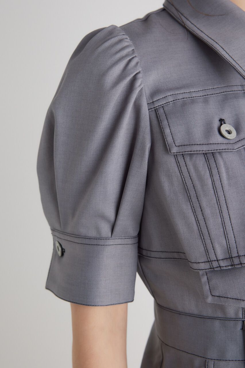 rienda「クロップレイヤードマーメイドミニOPS」|ワンピース|