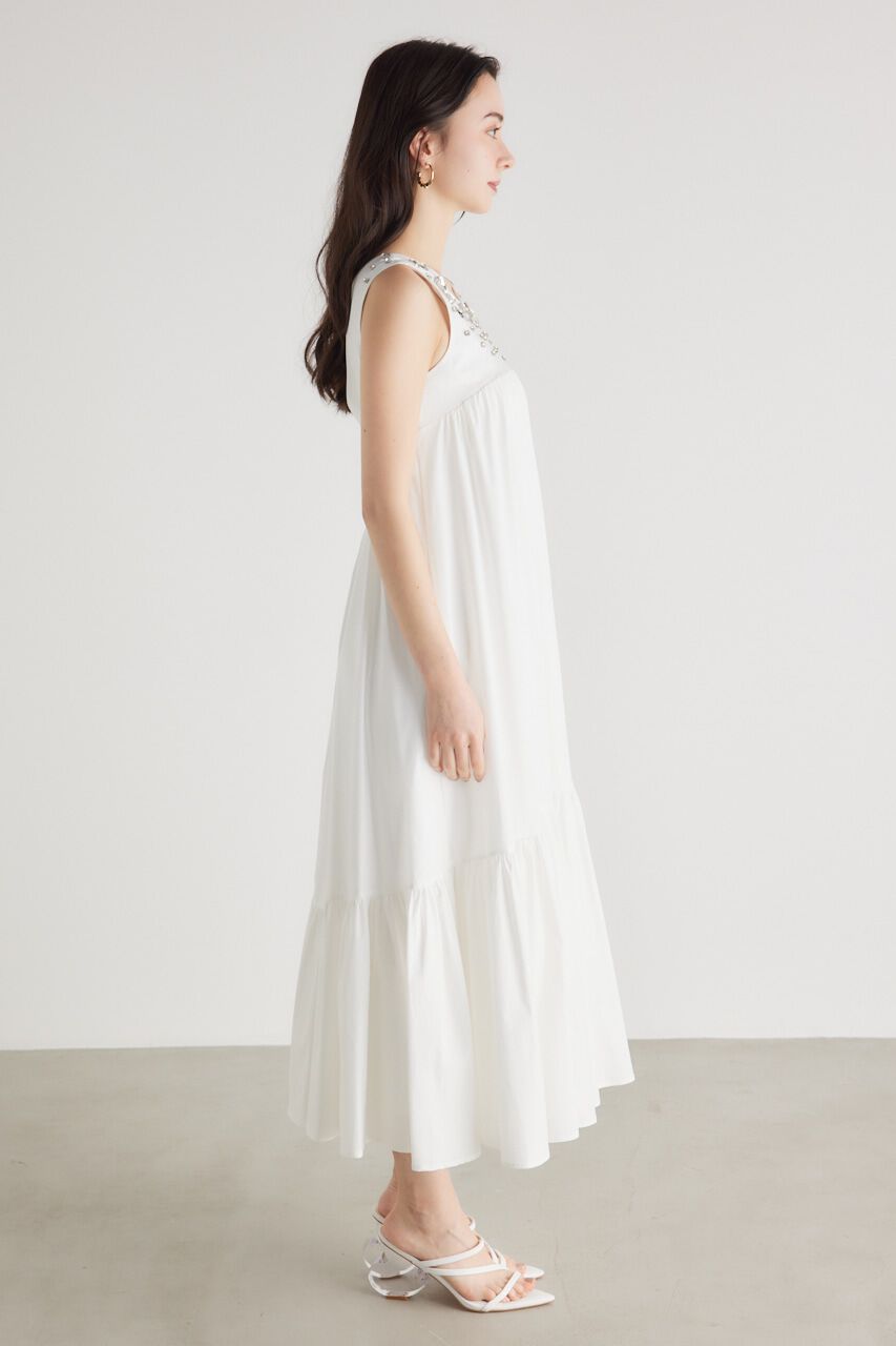 rienda「バストビジューフレアOP」|ワンピース|