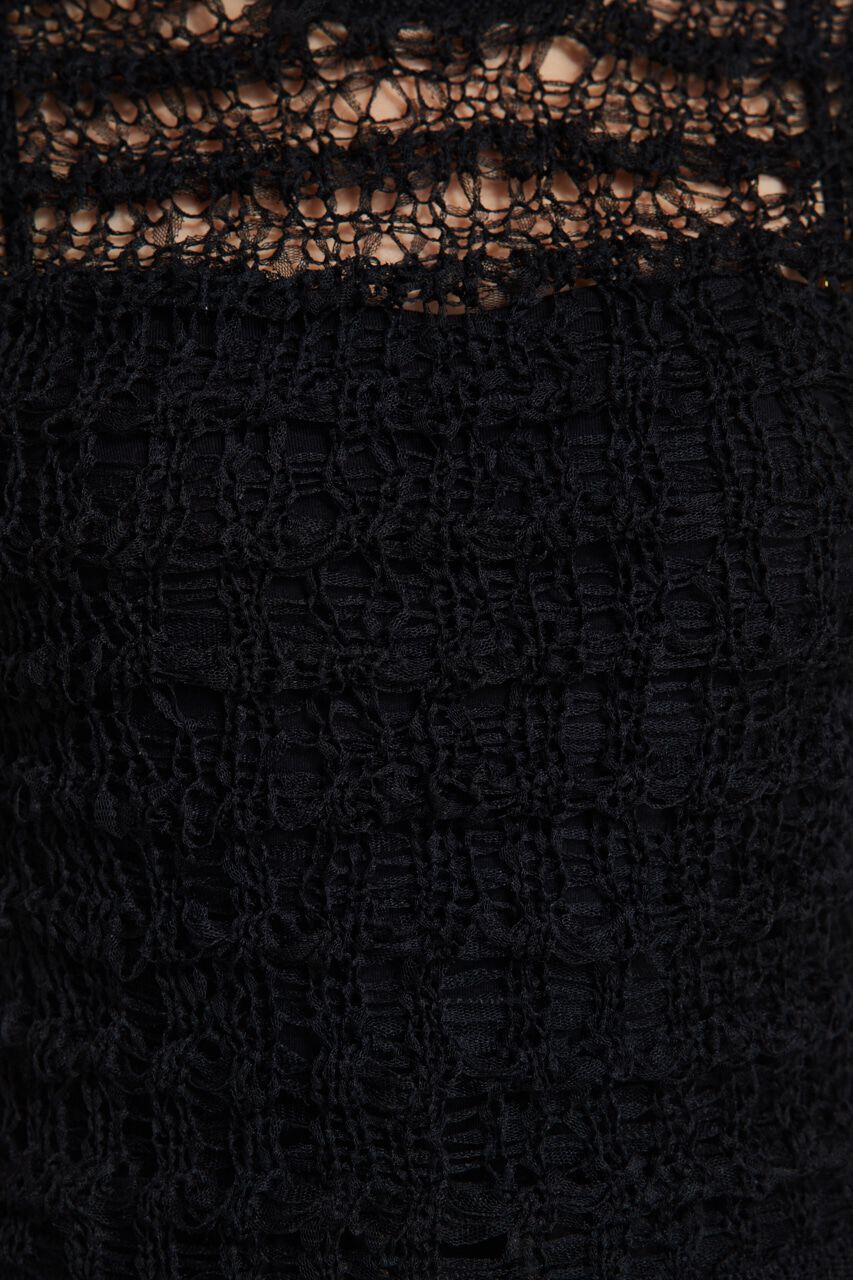 rienda「メッシュヤーンKnit TOP」|タンクトップ|