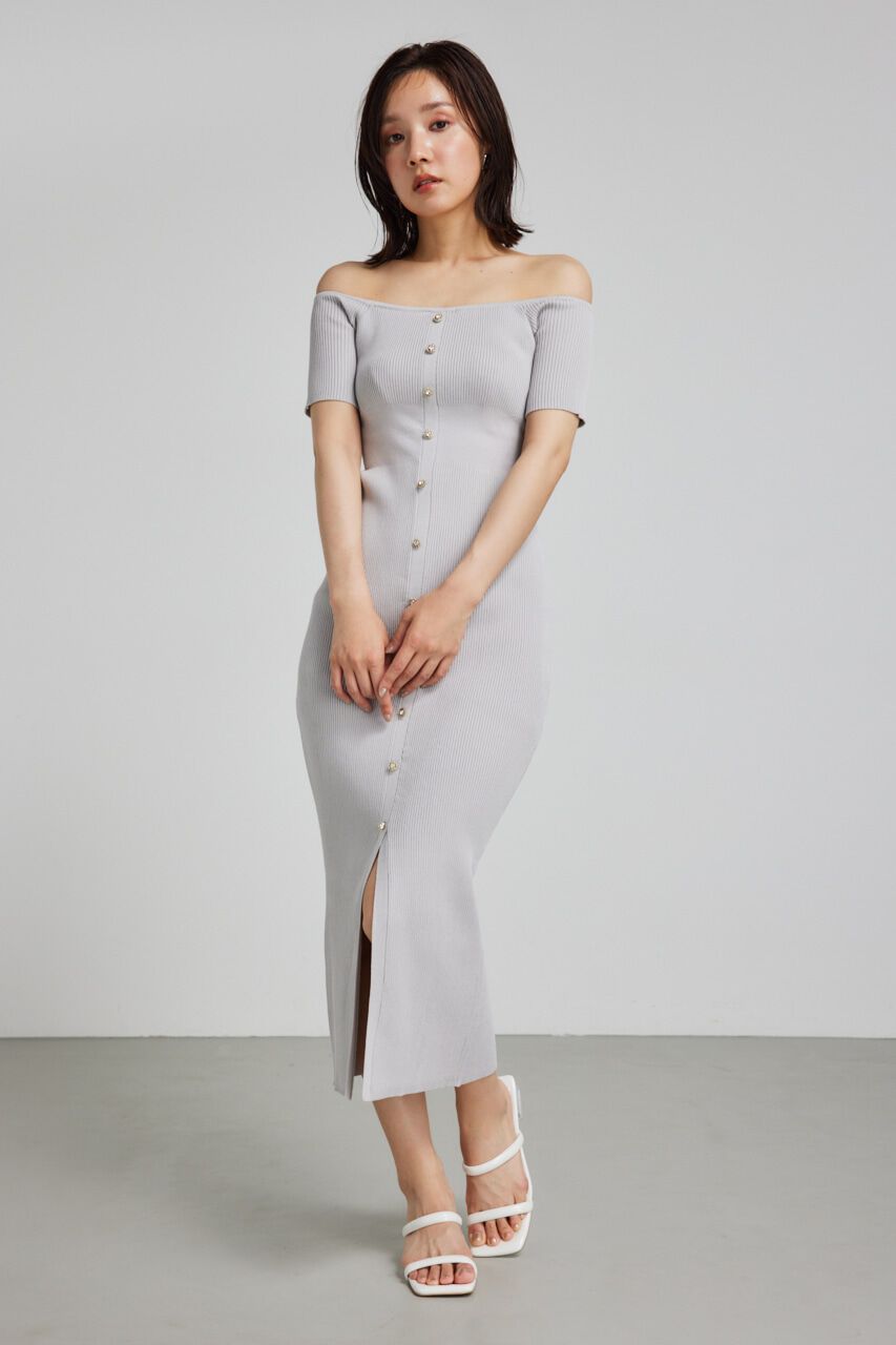 rienda「ビスチェセットタイトニットワンピース」|ワンピース|