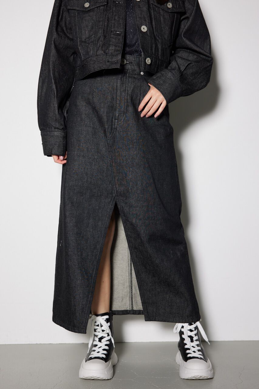 rienda「ストレートロングジャストウエストスカート」|スカート|