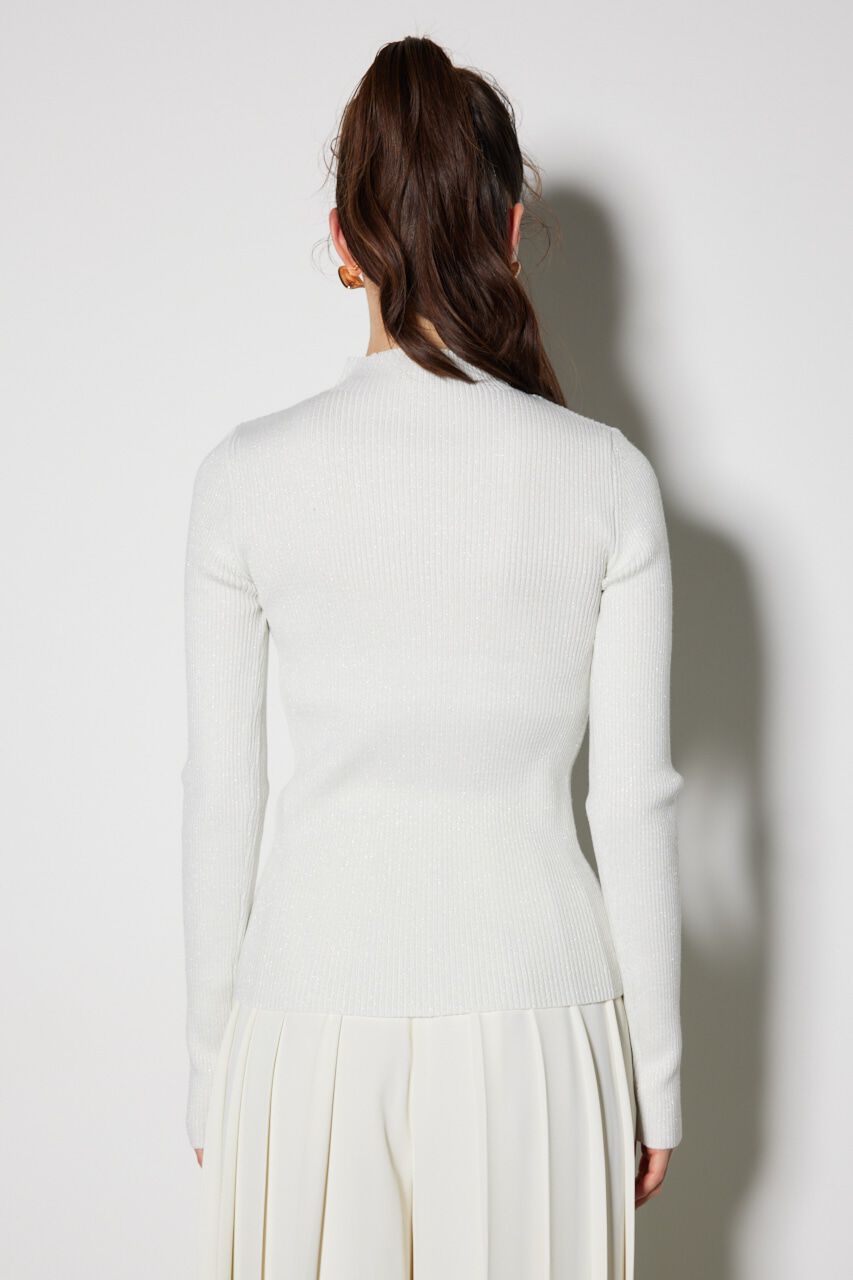 rienda「サムホール付きウォッシャブルハイネック ニット トップス」|ニット・セーター|