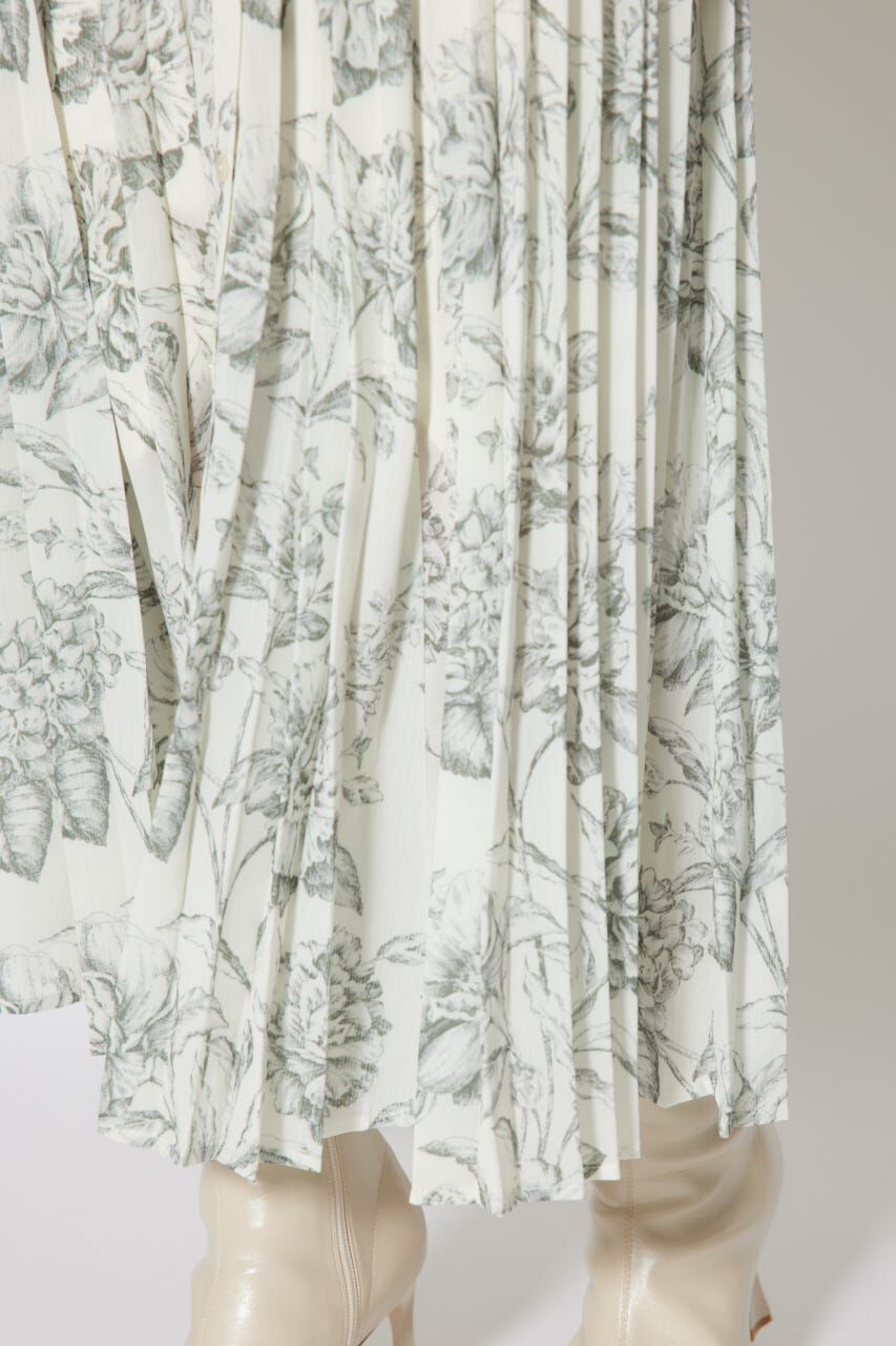 rienda「ラインフラワーボウタイワンピース」|ワンピース|