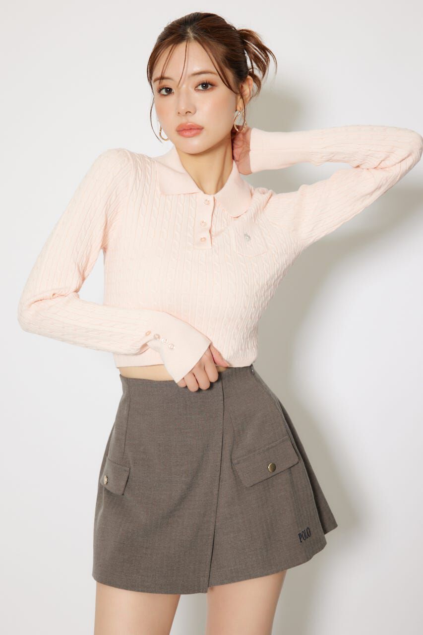 rienda「ポケットディティールスコートショートパンツ」|その他|