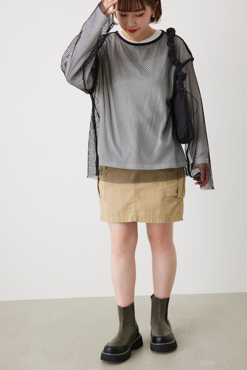 RODEO CROWNS「L/S メッシュトップスセット」|Tシャツ・カットソー|