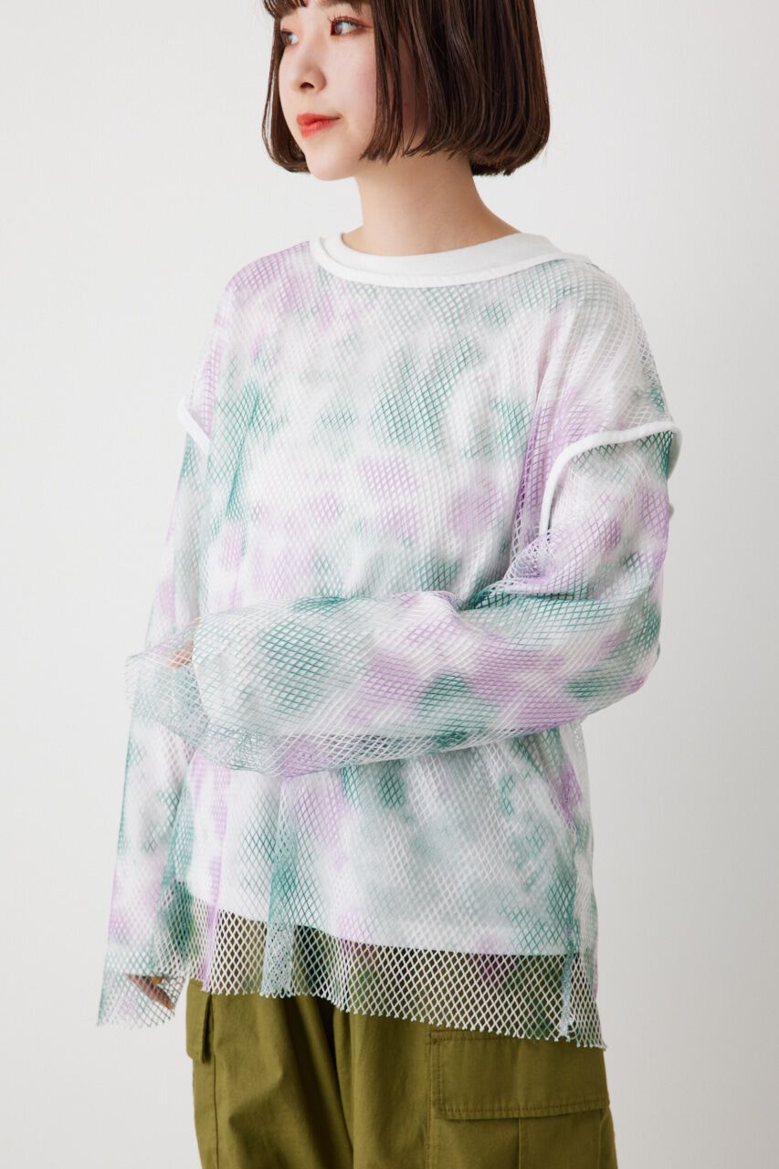 RODEO CROWNS「L/S メッシュトップスセット」|Tシャツ・カットソー|