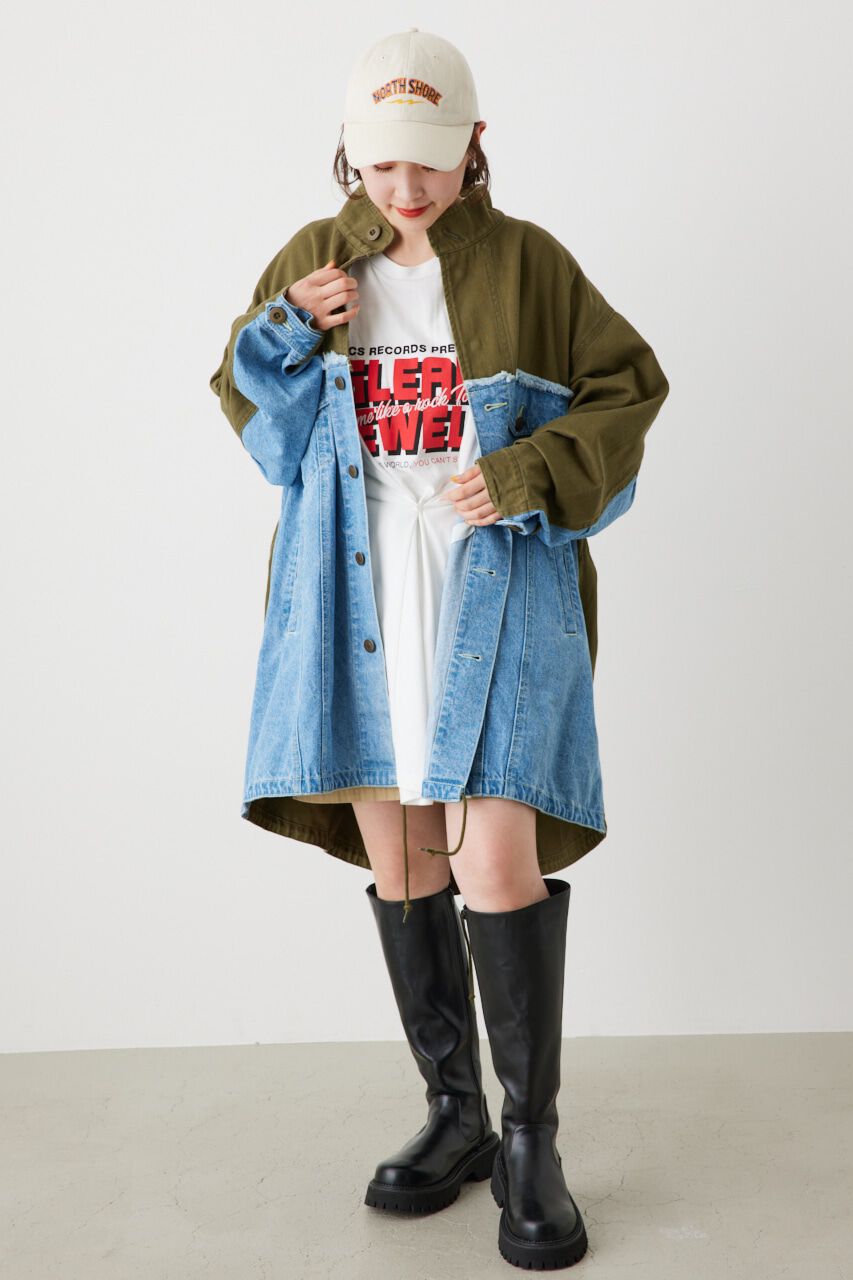 RODEO CROWNS「DENIM リメイクライク モッズコート」|その他|