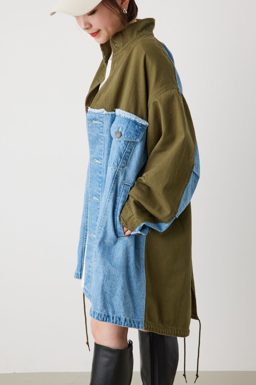 RODEO CROWNS「DENIM リメイクライク モッズコート」|その他|